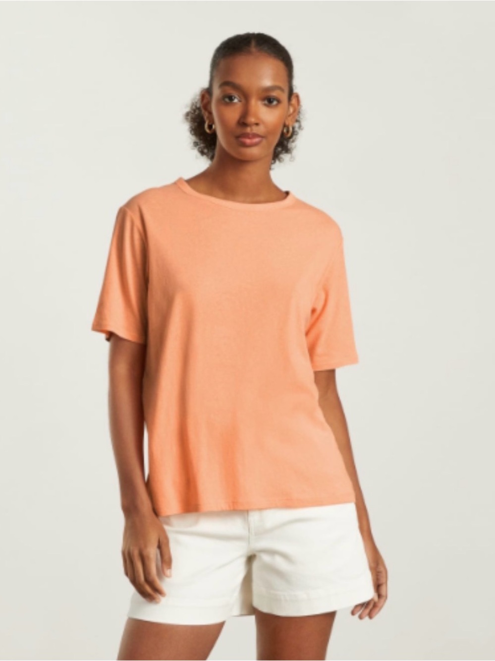 Everlane Peach Short Sleeve Tee